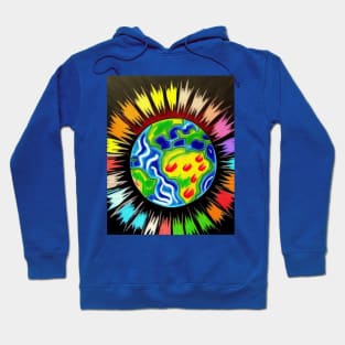 A colorful planet Hoodie